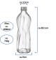 Preview: Wasserflaschen Aqua 1Liter - 2 Stück